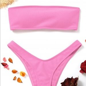 Pink Zaful Bandue Bikini